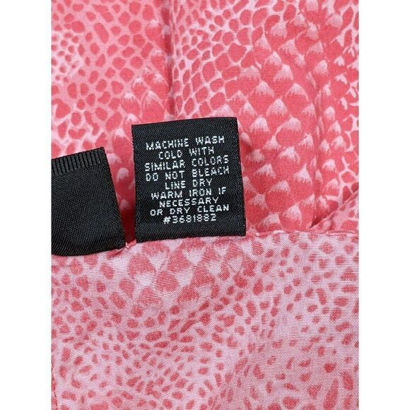 (3/$35) Mossimo Womens Size 10 Stretch Animal Print Pink Cropped Pants - Picture 6 of 11